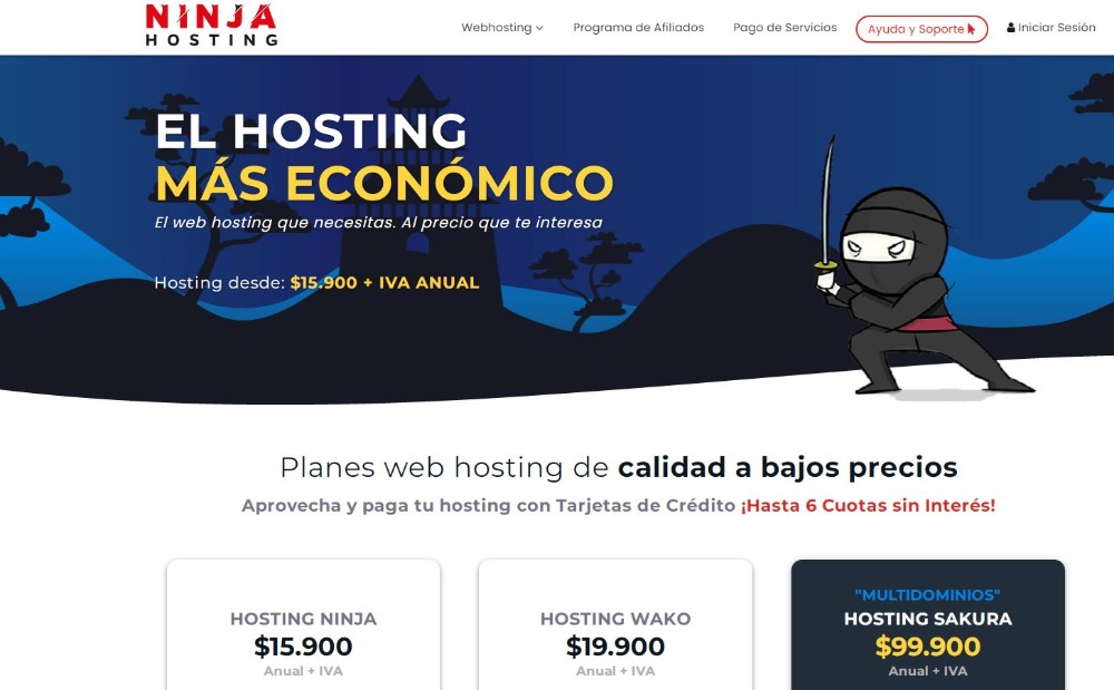 Ninja-Hosting-Chile